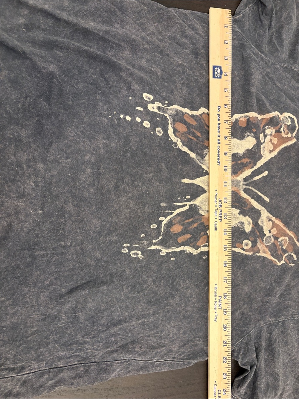 Lotus Fashion Washed Butterfly Graphic Tee - Picture 4 of 6